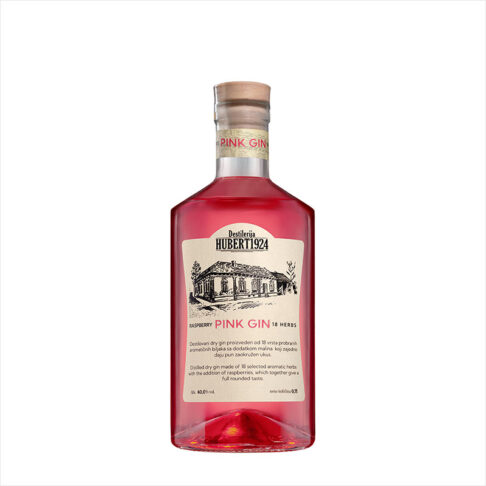 Destilerija Hubert 1924 - Raspberry Pink Gin 18 Herbs